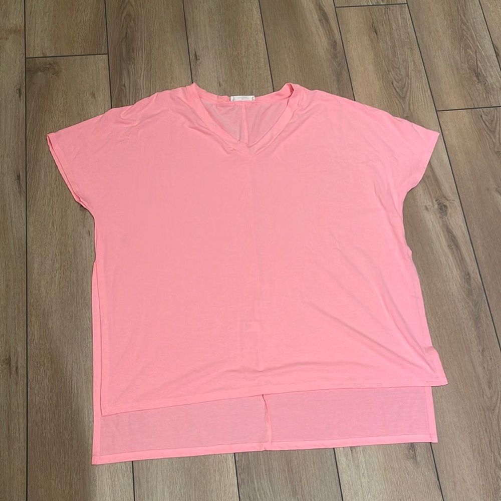 Hot pink boutique top